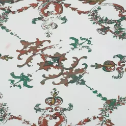 Clearance Mirrored Moroccan Pattern Tray with Gold Edges Decorative Trays