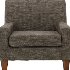 Kirklands Home Accent Chairs|Mocha Fynn Upholstered Accent Chair Brown