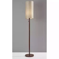 Kirklands Home Floor Lamps|Modern Wood Emma Floor Lamp Tan