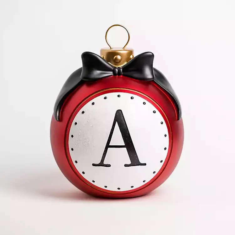 Sale Monogram A Outdoor Christmas Ornament Monogram Seasonal Decor