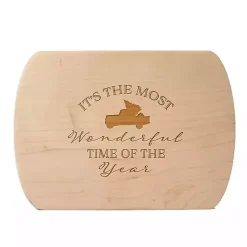 Sale Most Wonderful Time of Year Oval Serving Board Christmas Dining & Entertaining