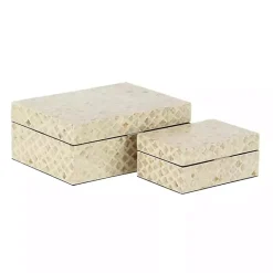 Best Mother of Pearl 2-pc. Box Set Baskets & Boxes