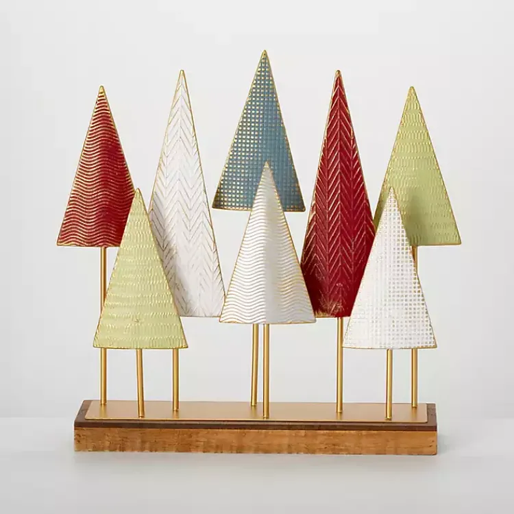 Best Color Metal Tabletop Trees Christmas Decorations