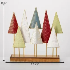 Best Color Metal Tabletop Trees Christmas Decorations