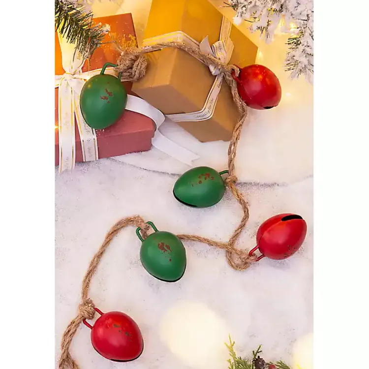 Sale Multicolor Iron Bulb Christmas Garland Christmas Tree Decorations