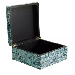 Outlet Multicolor Mother of Pearl Coastal Boxes, Set of 2 Baskets & Boxes