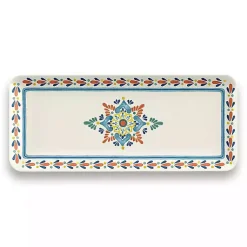 Kirklands Home Outdoor Dining|color Rio Melamine Platter Multi