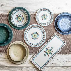 Kirklands Home Outdoor Dining|color Rio Melamine Platter Multi