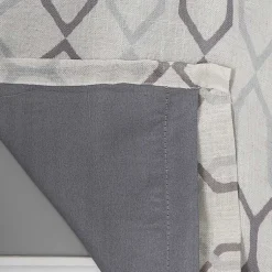 Kirklands Home Curtains & Drapes|Mushroom Interlock Single Curtain Panel, 84 in.