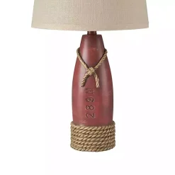 Kirklands Home Table Lamps|Nantucket Red Buoy Table Lamp Tan