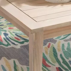 Kirklands Home Outdoor Tables|Natural Acacia Wood Slatted Outdoor Coffee Table Tan