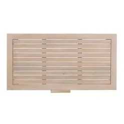 Kirklands Home Outdoor Tables|Natural Acacia Wood Slatted Outdoor Coffee Table Tan