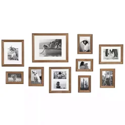 Kirklands Home Gallery Wall Frames|Natural 10-pc. Gallery Wall Frame Set Brown