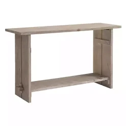 Kirklands Home Console Tables|Natural Mango Wood Farmhouse Console