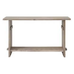 Kirklands Home Console Tables|Natural Mango Wood Farmhouse Console
