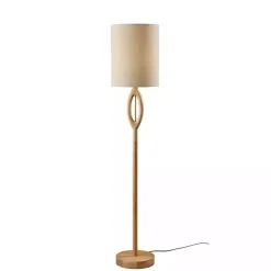 Kirklands Home Floor Lamps|Natural Mayfair Open Floor Lamp Tan