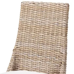 Kirklands Home Dining Chairs|Natural Rattan High Back Dining Chairs, Set of 2 Brown