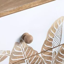 Kirklands Home Cabinets & Sideboards|Natural Seaside Tropical Leaves 3-Drawer Chest