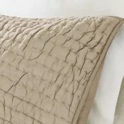 Kirklands Home Bedspreads & Coverlets|Natural Serene Quilted 3-pc. King Coverlet Set Tan