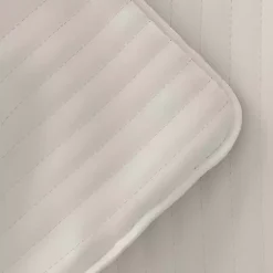 Kirklands Home Quilts|Natural Stitched Stripes 2-pc. Twin Quilt Set