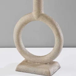 Kirklands Home Table Lamps|Natural Stone Ring Ellie Table Lamp Brown