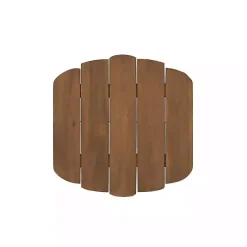 Kirklands Home Outdoor Tables|Natural Warren Adirondack Outdoor Accent Table Brown