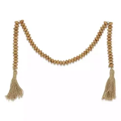 Online Natural Wood Abacus Beads Garland Decorative Accents