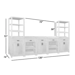 Kirklands Home Cabinets & Sideboards|Natural Wood Bookcase Modular Cabinet Tan