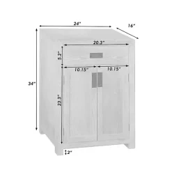 Kirklands Home Cabinets & Sideboards|Natural Wood Closed Modular Cabinet Tan