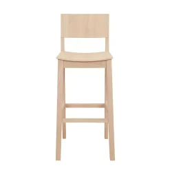 Kirklands Home Bar Stools & Counter Height Stools|Natural Wood Devin Bar Stools, Set of 2 Tan