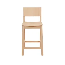 Kirklands Home Bar Stools & Counter Height Stools|Natural Wood Devin Counter Stools, Set of 2 Tan