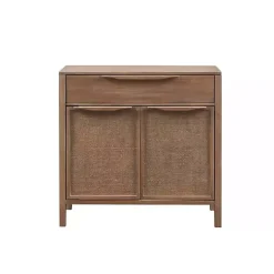 Kirklands Home Cabinets & Sideboards|Natural Wood 2-Door Cane Webbing Chest Tan
