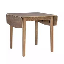 Kirklands Home Dining Tables|Natural Wood Drop Leaf Dining Table Tan