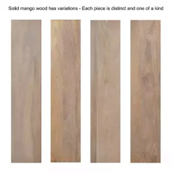 Hot Natural Wood Fluted Lissi Round Serving Tray Decorative Trays