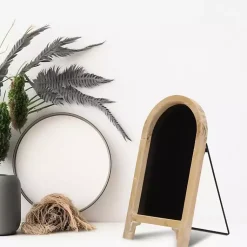 Online Natural Wood Framed Tabletop Chalkboard Memo & Chalkboards