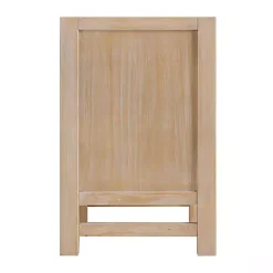 Kirklands Home Nightstands|Natural Wood Grain Open Storage Nightsd Tan