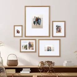 Kirklands Home Gallery Wall Frames|Natural Wood 5-pc. Gallery Wall Picture Frame Set