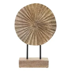 Sale Natural Wood Pinwheel Figurine Statues & Figurines