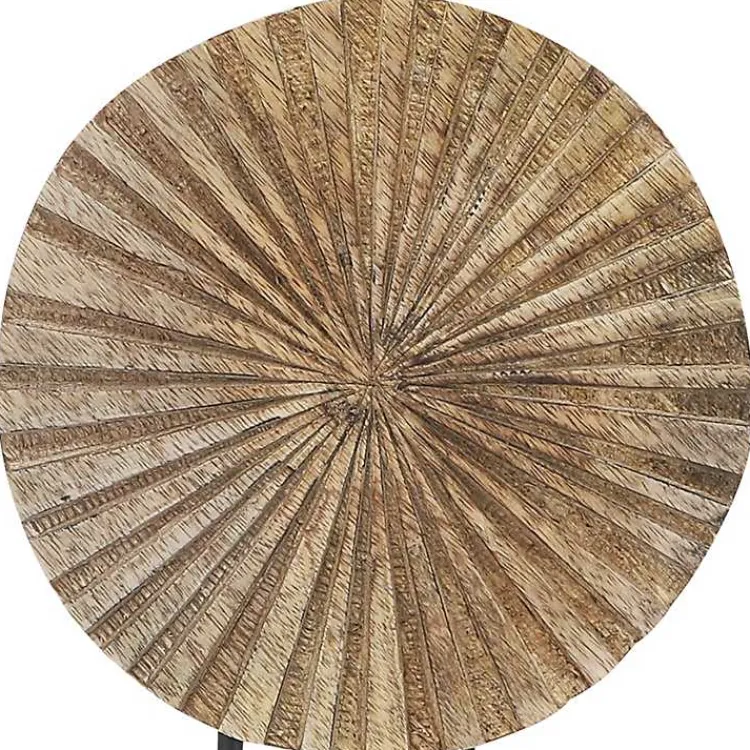 Sale Natural Wood Pinwheel Figurine Statues & Figurines