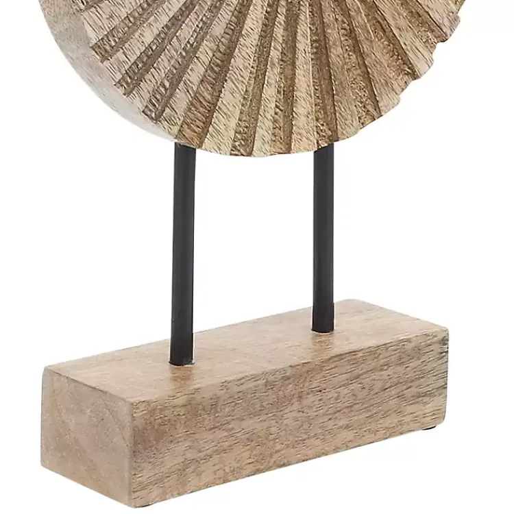 Sale Natural Wood Pinwheel Figurine Statues & Figurines
