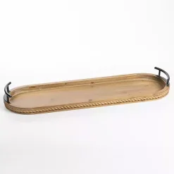 Online Natural Wood Rounded Edge Tray Decorative Trays