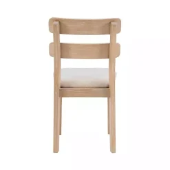 Kirklands Home Dining Chairs|Natural Wood Slatted Back Dining Chairs, Set of 2 Gray