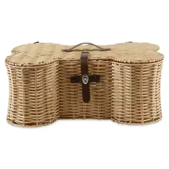 Discount Natural Woven Bone Shaped Basket, 24 in. Baskets & Boxes