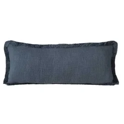 Best Navy Handwoven Appen Lumbar Pillow Pillows