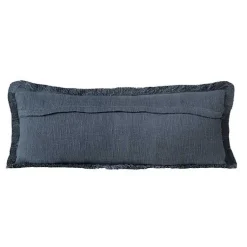 Best Navy Handwoven Appen Lumbar Pillow Pillows