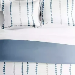 Kirklands Home Duvets|Navy Dots Reversible 3-pc. King Duvet Cover Set
