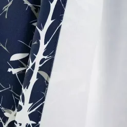 Kirklands Home Curtains & Drapes|Navy Forest Curtain Panel Set, 95 in. Blue