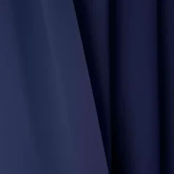 Kirklands Home Curtains & Drapes|Navy Knotted Curtain Panel Set, 84 in. Blue