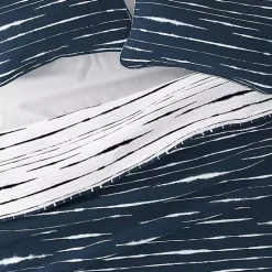 Kirklands Home Quilts|Navy Linear Reversible 2-pc. Twin Quilt Set