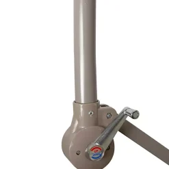 Kirklands Home Outdoor Accent Furniture|Navy Offset Hand Crank Outdoor Umbrella